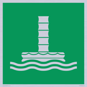 SA11683: E055 safe condition marine evacuation chute