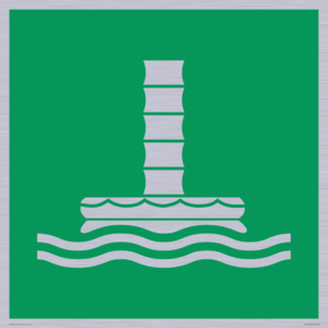 SA11683: E055 safe condition marine evacuation chute