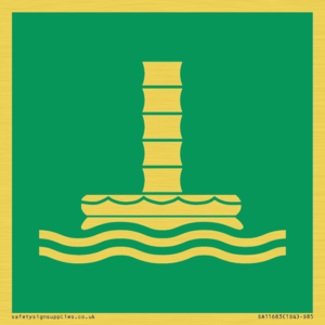 SA11683: E055 safe condition marine evacuation chute