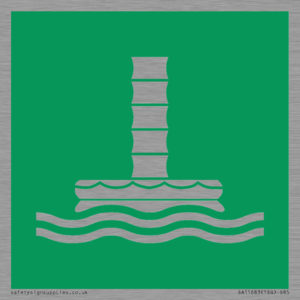 SA11683: E055 safe condition marine evacuation chute