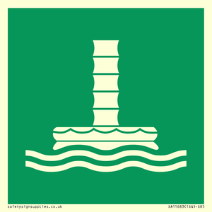 SA11683: E055 safe condition marine evacuation chute