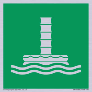 SA11683: E055 safe condition marine evacuation chute