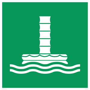 SA11683: E055 safe condition marine evacuation chute