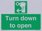 SA11805: Turn down to open