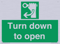 SA11805: Turn down to open