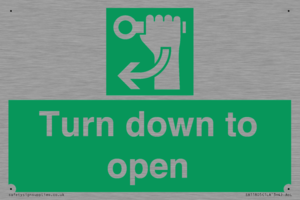 SA11805: Turn down to open
