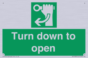 SA11805: Turn down to open