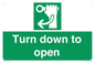 SA11805: Turn down to open