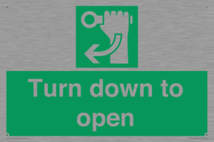 SA11805: Turn down to open