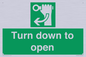 SA11805: Turn down to open