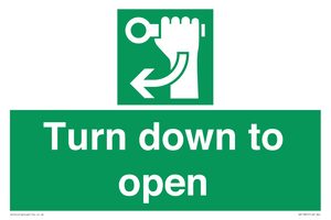 SA11805: Turn down to open