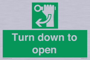 SA11805: Turn down to open