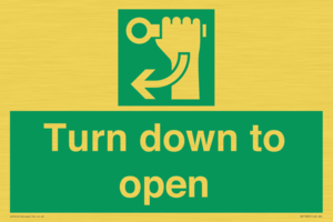 SA11805: Turn down to open