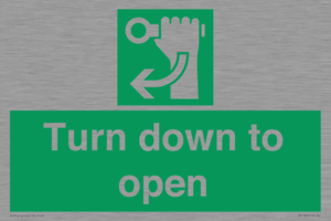 SA11805: Turn down to open