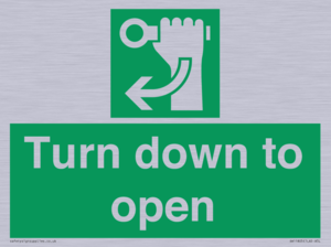 SA11805: Turn down to open