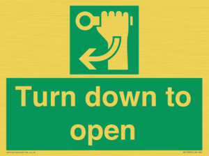 SA11805: Turn down to open