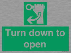 SA11805: Turn down to open