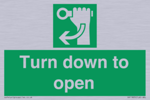 SA11805: Turn down to open