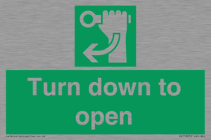SA11805: Turn down to open