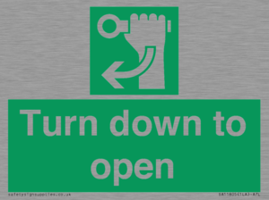 SA11805: Turn down to open
