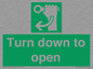 SA11805: Turn down to open