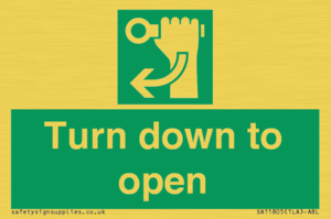 SA11805: Turn down to open
