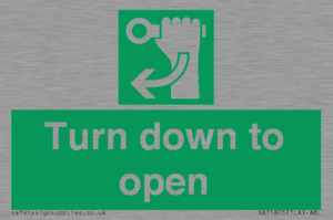 SA11805: Turn down to open