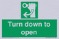 SA11805: Turn down to open