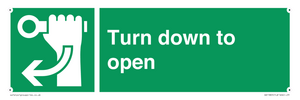 SA11805: Turn down to open