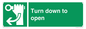SA11805: Turn down to open