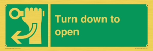 SA11805: Turn down to open