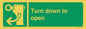 SA11805: Turn down to open