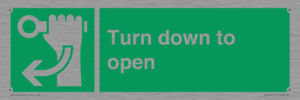 SA11805: Turn down to open