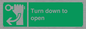 SA11805: Turn down to open