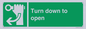 SA11805: Turn down to open