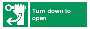 SA11805: Turn down to open