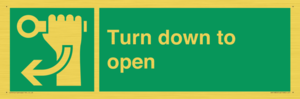 SA11805: Turn down to open