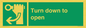 SA11805: Turn down to open