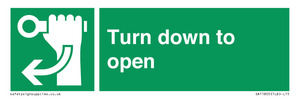 SA11805: Turn down to open