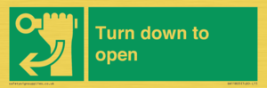 SA11805: Turn down to open