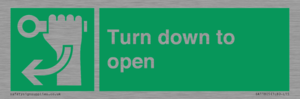 SA11805: Turn down to open