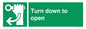 SA11805: Turn down to open