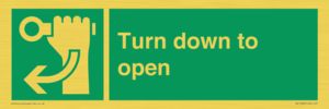 SA11805: Turn down to open