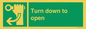 SA11805: Turn down to open
