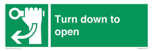 SA11805: Turn down to open