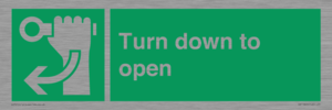 SA11805: Turn down to open