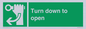 SA11805: Turn down to open