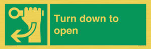 SA11805: Turn down to open