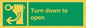 SA11805: Turn down to open