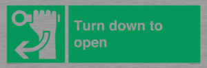 SA11805: Turn down to open